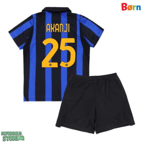 Inter Milan Manuel Akanji #25 Replika Babytøj Hjemmebanesæt Børn 2026-27 Kortærmet (+ Korte bukser)